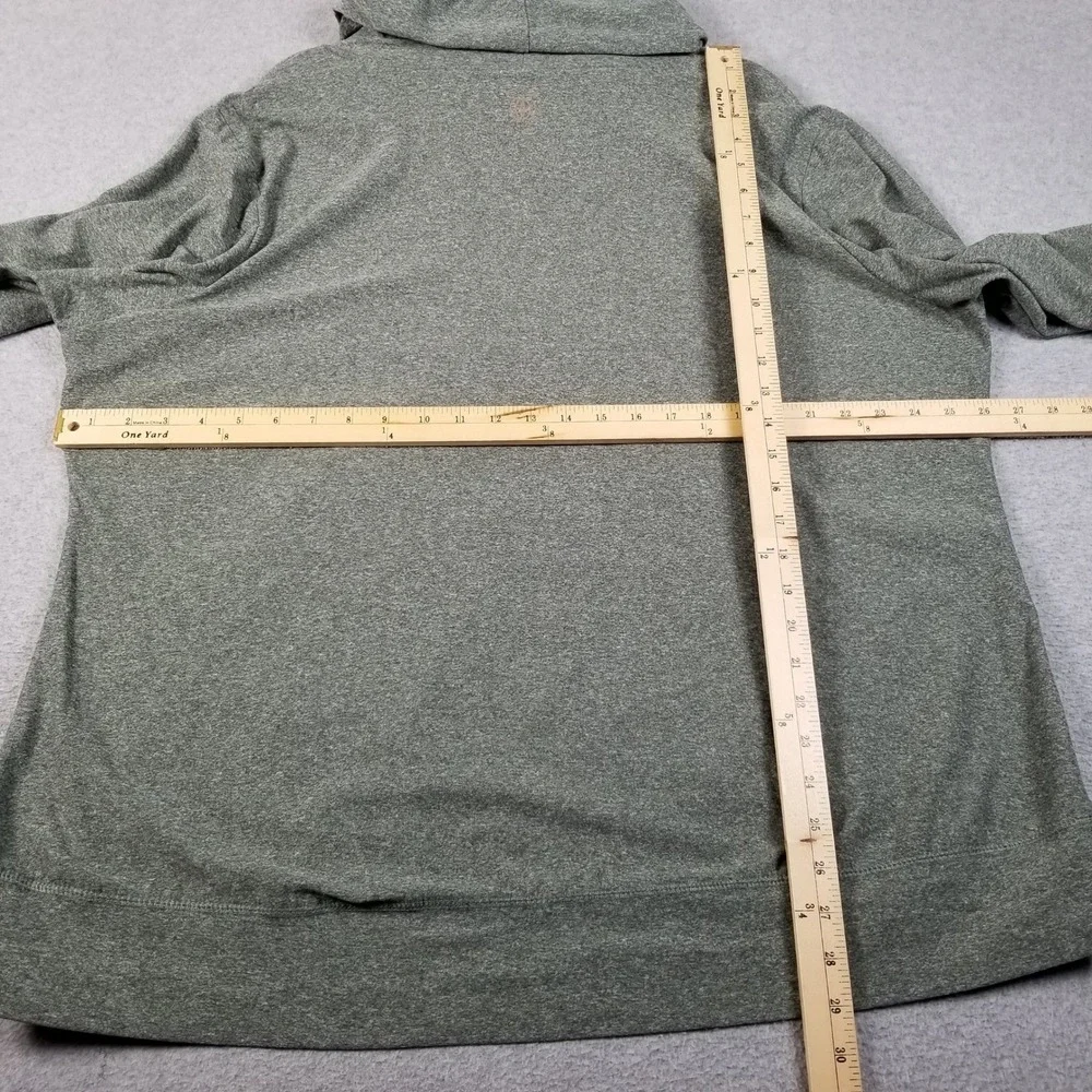 Balance Collection Hoodie Womens 2X Plus Green Cowl Neck Pullover Stretch Active - Picture 10 of 14